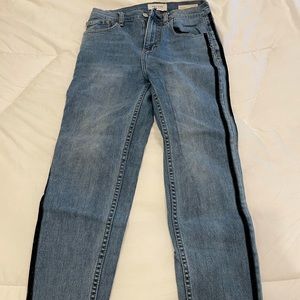 PacSun Vintage Icon Black Double Stripe Jeans